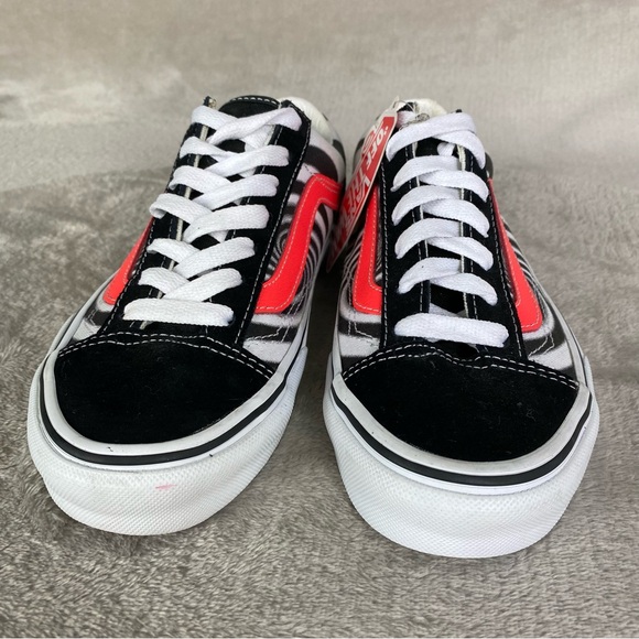 Vans Old Skool Style 36 Swirl Shoes Men 4.5 Women 6 Black Coral Canvas NEW - Picture 5 of 10